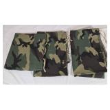 Camo Fabric Pieces w/ Ties