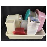 Assorted Plastic Storage Containers