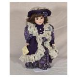 Vintage 16" Porcelain Doll