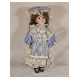 Vintage 17" Porcelain Doll