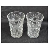 Anchor Hocking Prescut Clear 3ï¿½" Juice Glasses