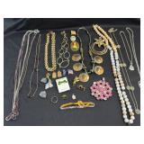(A) Several Pieces of Costume Jewelry As Pictured