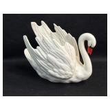 (A) Vintage Goebel W Germany Ceramic White Swan