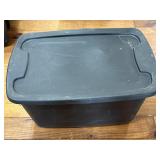 (FL) Large Storage Tote with Lid as Pictured