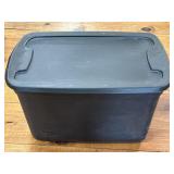 (FL) Large Storage Tote with Lid as Pictured