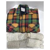 (F) C.P.O Jacket Size L 16-16 1/2  Wool Blend and