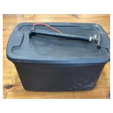 (FL) Large Storage Tote with Lid as Pictured with