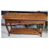 Wooden Console Table 50"L 16"W 27½"T