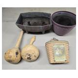 Basket, Gourds & Planter