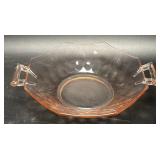 (A) Fostoria Fairfax Pink  Depression Glass Dish