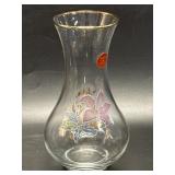 (A) Made in Italy Vase  with Gold Trim
