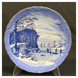 (B) Vintage Currier and Ives 1981 Winter in the