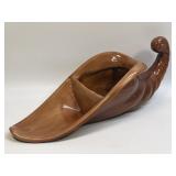 (A) VINTAGE CERAMIC Pottery CORNUCOPIA Horn of