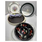 (C) Assorted Plates and Microwave Dish etc as