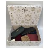 (F) Decorative Storage Box with Empty Jewelry