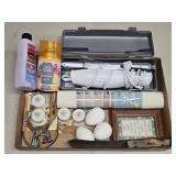 (M) Electric Knife, Shelf Liner, Tea Lights &