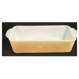 (C) Vintage Fire King Loaf Pan 409 1 Qt Peach