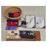 (M) Lights, Glasses, Seat Pocket Organizer & more