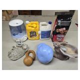Table Lot- Yard Decor, Vaporizer, Charcoal & more