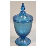 (B) Vintage Fenton Celeste Blue Irradescent
