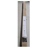 (E) Kirby Black Metal Drapery Rod Set 72