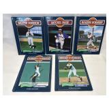 (B) 5 Assorted Baseball Legends Hardback Books in