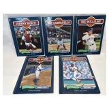 (B) 5 Assorted Baseball Legends Hardback Books in