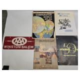 (E) Assorted Books & AAA License Plate