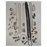 (SC) Several Pieces Assorted Costume Jewelry As