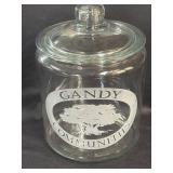(C) Gandy Communities Etched Store Candy Jar 1