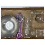 (C) Lot Including Can Opener Stainless Bowl etc as
