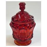 (C) Fenton Amberina, Red Art Glass, Ruby Red