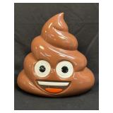 (B) Adorable POOP Emoji 8" Coin Savings Piggy