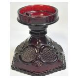 (A) Vintage Avon Cape Cod Ruby Cranberry Glass