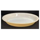 (C) Vintage FIRE KING Copper Peach Luster 9" PIE