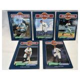 (B) 5 Assorted Baseball Legends Hardback Books in