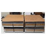 4-VHS Storage Cabinets w/ VHS Movies (2 Need