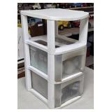 3-Drawer Storage Cabinet w/Missing