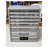 39-Drawer Storage Cabinet w/Contents