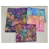 (E) 5-Batiste Cotton Fabric 1-Yard Pieces