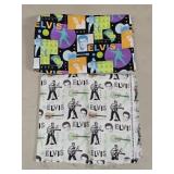 (E) 2-Elvis Fabric Pieces