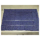 (E) 4- Blue Curtain Pieces w/ Stars 49"W 17½"H