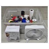 Fan, Waffle Maker, Cleaning Supplies & more