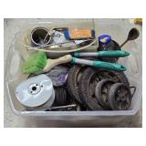Lawnmower Wheels, Wire, Hedge Trimmer & lots more