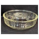 (A) Vintage 1942 QUEEN ANNE GLASBAKE Clear Glass