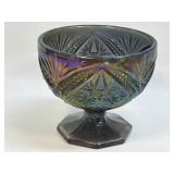 (A) 1910s Iroquois Glass Candy Dish Iridescent