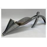 (C) VINTAGE KMART LUBE SPOUT OIL FUNNEL ROUND CAN