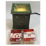 (C) SCENTSY Natural Rock Grey Shale Night Light
