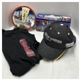 (C) Tins New XL Shirt and 4 Caps as Shown
