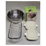 (M) Casserole Dish, Canning Pot, Ham Holder &